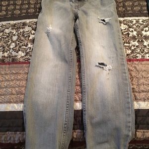 Selling 2 pairs distressed jeans